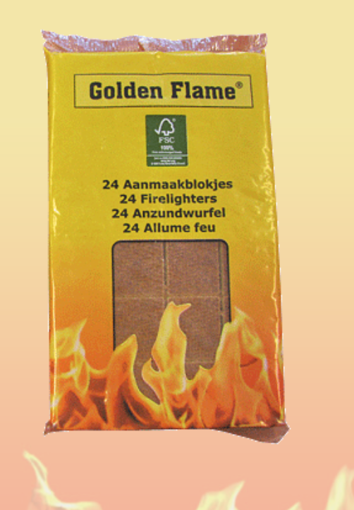 Golden Flame - Aanmaakblokjes BBQ - 24st