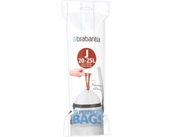 Brabantia - PerfectFit Afvalzak met trekbandsluiting - 20/25l - Code J - 20st