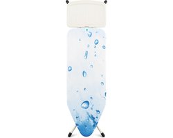 Brabantia - Strijkplank C met Stoomunithouder - 124x45cm - Ice Water