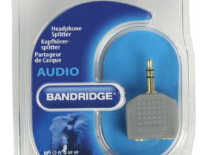 BANDRIDGE - HOOFDTELEFOON SPLITTER 3.5MM