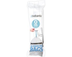 Brabantia - PerfectFit Afvalzak met trekbandsluiting - 30l - Code O - 20st