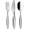 BergHOFF - Children's Line Driedelig Folio kinderbestek - Zilver