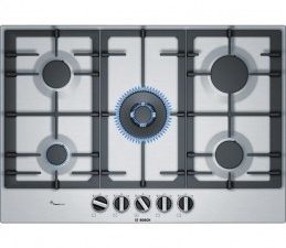 Bosch - PCQ7A5B90 - Serie 6 Inbouw gaskookplaat - RVS Bosch - PCQ7A5B90 - Serie 6 Inbouw gaskookplaat - RVS