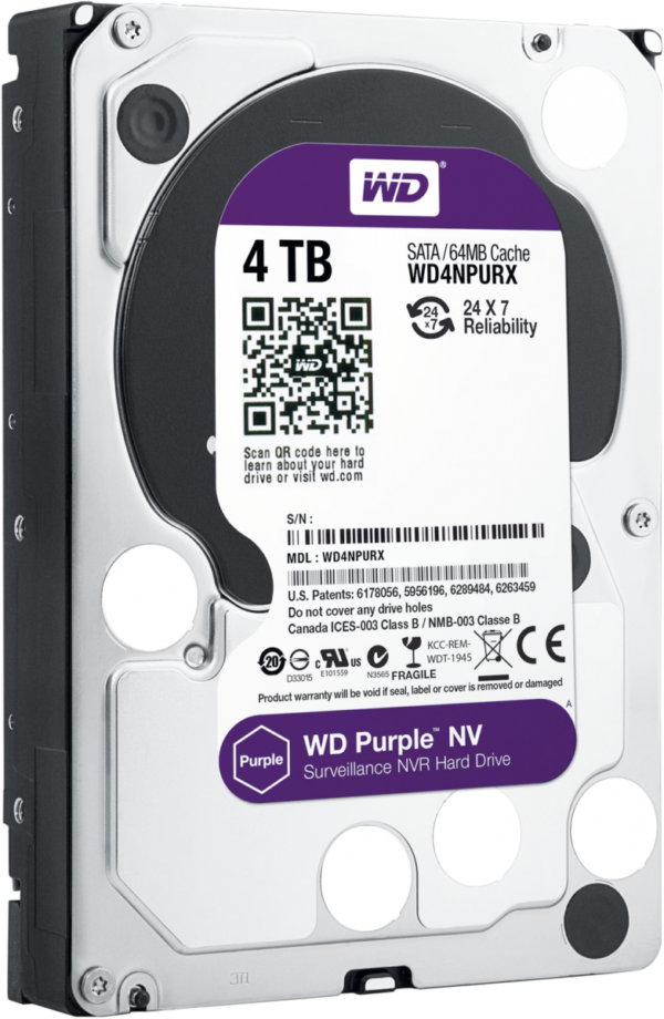 WESTERN DIGITAL HARDDISK SATA 6TB PURPLE