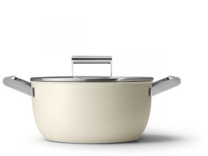 Smeg - KOOKPOT 24cm MET DEKSEL CREME