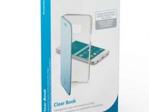 CLEAR BOOK GALAXY S6 BLUE