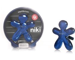 Mr&Mrs Fragrance - Autoverfrisser Niki Metallic Blauw - Equilibrium