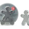 NIKI STUDDED SILVER BLACK TEA