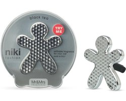 NIKI STUDDED SILVER BLACK TEA