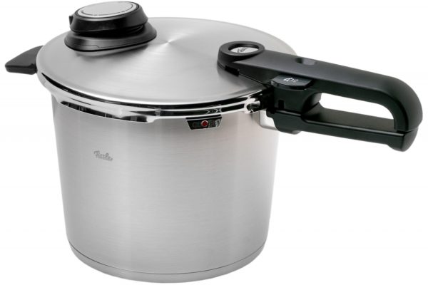 Fissler - Vitavit Premium 622-412-06-070 snelkookpan 22 cm, 6,0L met stoominzet