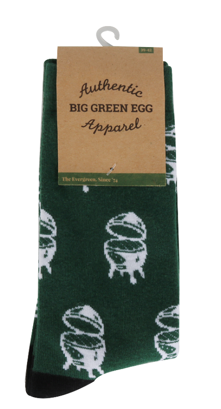 Big Green Egg - Socks Eggs Green-White - Size 39-42