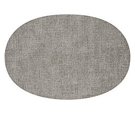 Guzzini - OVAL PLACEMAT MOD FABRIC MAT SKY GREY Guzzini - OVAL PLACEMAT MOD FABRIC MAT SKY GREY