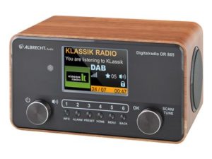 Albrecht radio dab+ dr 865 walnut