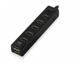 Ewent - 7-poorts USB 2.0 Hub met aan/uit-k Ewent - 7-poorts USB 2.0 Hub met aan/uit-k