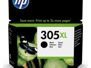 HP - 305XL - High Yield Black Original Ink Cartridge - ZWART