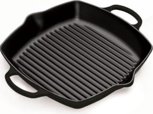 Le Creuset - Gietijzeren Hoge Grillpan 30x30cm - Zwart