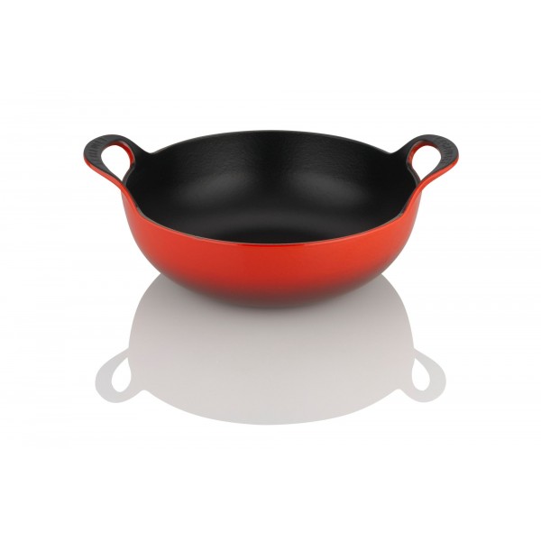 Le Creuset - Gietijzeren Balti Dish Wokpan - 24cm - Kersenrood