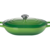 Le creuset - Oblong braad stoofpan bamboo green