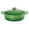 le creuset - LAGE BRAAD STOOFPAN 24cm BAMBOO GREEN