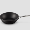 Le Creuset - Anti-aanbak wokpan + handvat in Zwart 26cm 3,4l