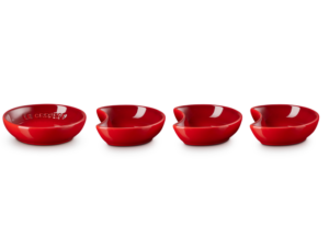 Le Creuset - Set/4 Sausschaaltjes Aardewerk - 9cm - Kersenrood