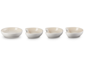 Le Creuset - Set/4 Sausschaaltjes Aardewerk - 9cm - Meringue