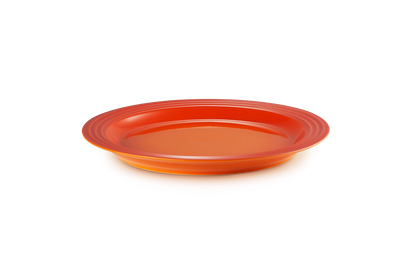 Le Creuset - Aardewerken dinerbord in Oranjerood 27cm