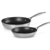 Le Creuset - Koekenpannenset RVS 2-delig met Anti-Aanbaklaag