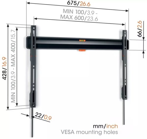 TVM 3605 FIXED LARGE WALL MOUNT