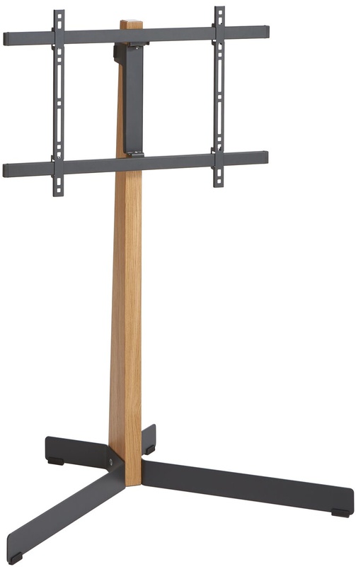 TVS 3695 FLOORSTAND OAK & STEEL BLACK