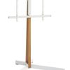 TVS 3695 FLOORSTAND OAK & STEEL WHITE