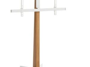 TVS 3695 FLOORSTAND OAK & STEEL WHITE