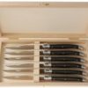 Laguiole - Steakmessenset - 6-delig - Zwart
