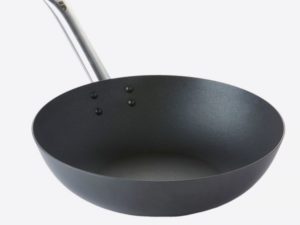 Point-Vergule - Wok uit carbonstaal met antikleeflaag - 30cm