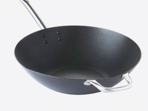 Point-Vergule - Wok uit carbonstaal met antikleeflaag - 36cm