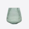 Point-Vergule - Vaas uit glas - Groen - 18cm