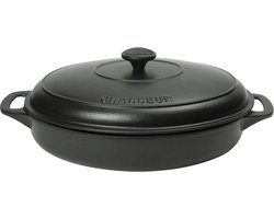 chasseur ovale stoofpot zwart 3.1l