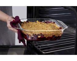 Pyrex - Ovenschaal Rechthoek met Grepen - Transparant - 2,3L