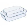 Pyrex - 2 Rechthoekige Schalen