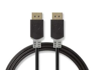 Nedis - CCBW37014AT20 Displayport 1.4-kabel Male - 2M - Antraciet