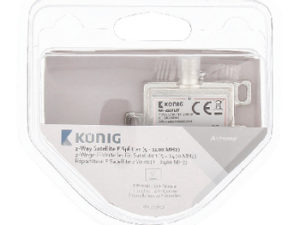 König - 2-wegs F-splitter satelliet 5 - 2400 MHz