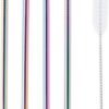 SET VAN 4 COCKTAILRIETJES REGENBOOG