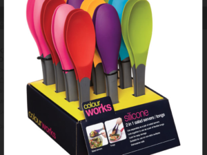 Kitchen Craft - Colourworks Two in One Tongs/Salad