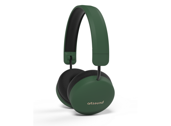 ArtSound - wireless on-ear headphones, groen