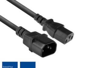 ACT - Powercord C13 - C14 black 1.8 m