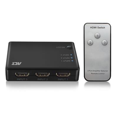 ACT -4K HDMI Switch 3x1