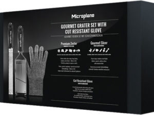 Microplane - Set Gourmet m/handschoen 3dlg.