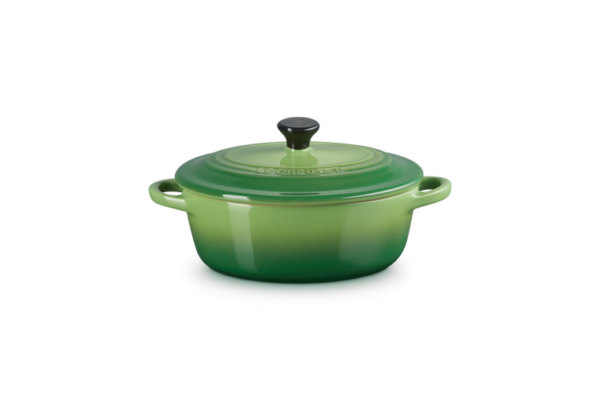 Le creuset -MINI OVAL BRAADPAN 12CM BAMBOO GREEN