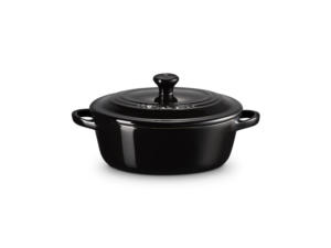 LE CREUSET - MINI STOOFPAN OVAAL - BLACK