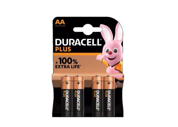 DURACELL - MN 1500 / AA PLUS 100% EXTRA LIFE